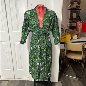 Print Fresh Kimono Robe